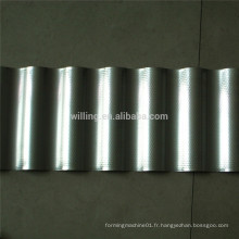 Carrelage en aluminium galvanisé PPGL ondulé en acier inoxydable